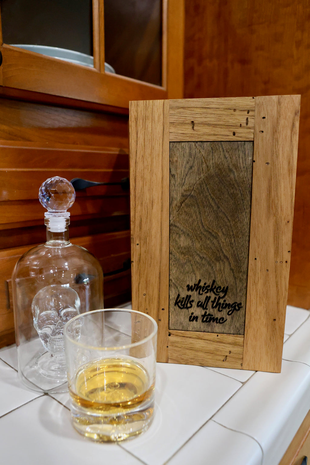Whiskey Box - Skull